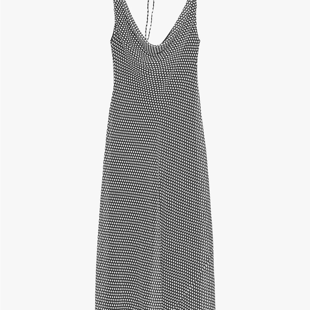 Zara Elegant Black and White Women's Dress